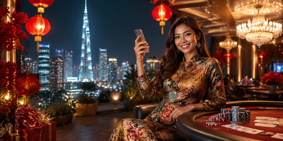 Permainan poker dengan rekaan batik khas Kuala Lumpur di sp2s
